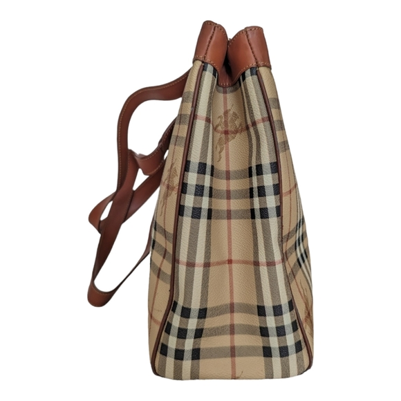 Burberry Regent Tote Haymarket Coated Canvas Medium - Picture 12 of 13